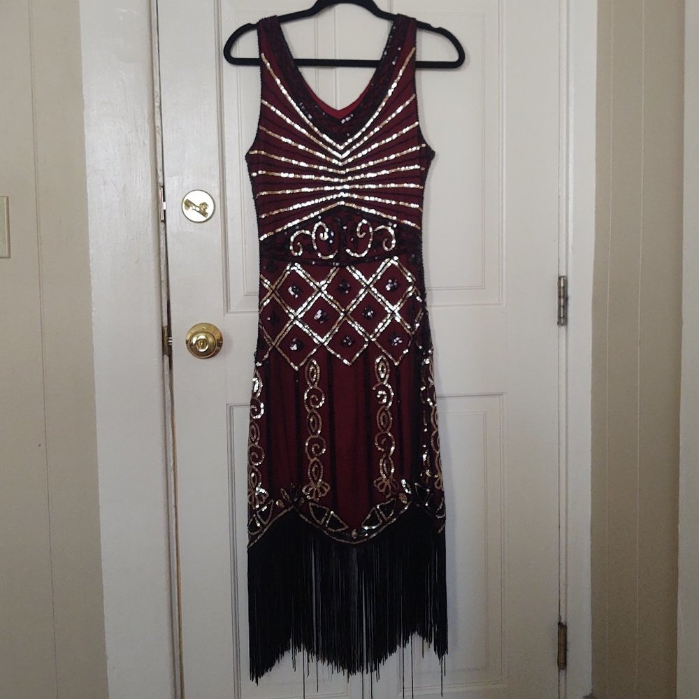 🌠 2 for $10 - Roaring 20s Sequined Flapper Dress